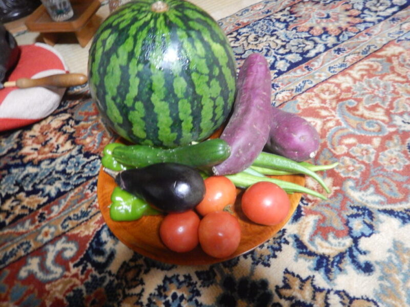 お供えの野菜
